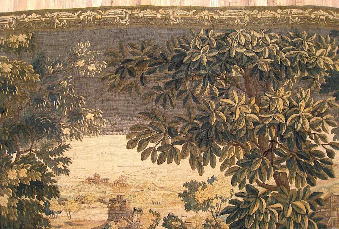 European Late 17th Century Franco-Flemish Rustic Tapestry For Sale