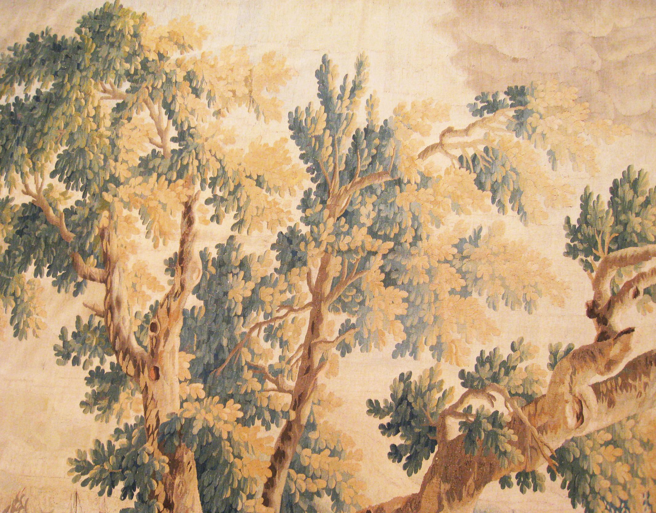 Französischer Aubusson-Wandteppich des späten 17. Jahrhunderts im Angebot 1