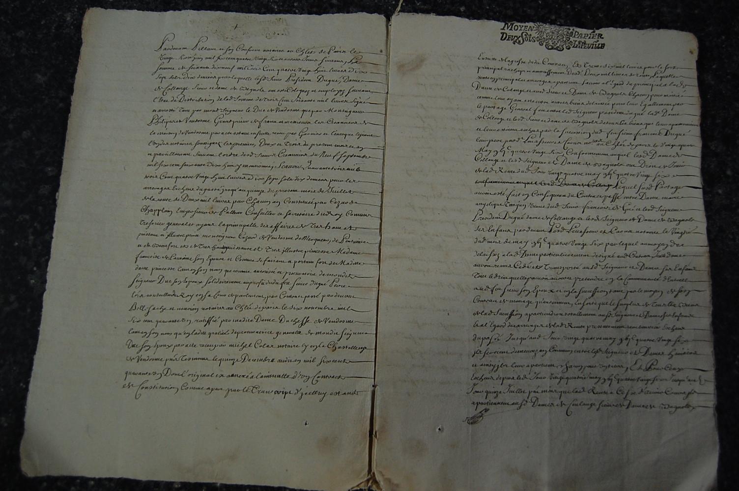 Late 17th Century French Legal Document 3