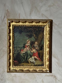 Late 17th century French Religious Oil on Copper Painting