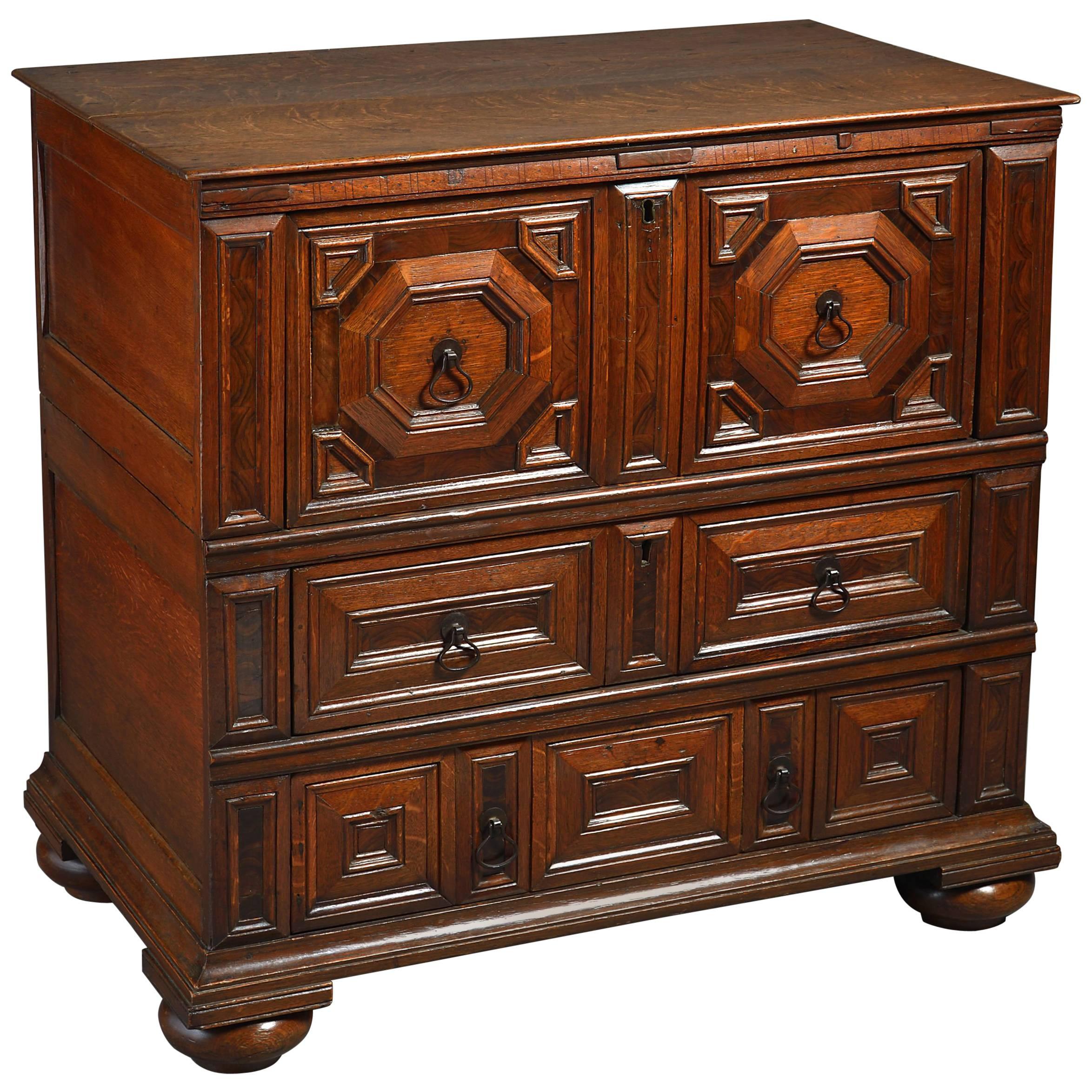 Late 17th Century Geometric Chest of Drawers