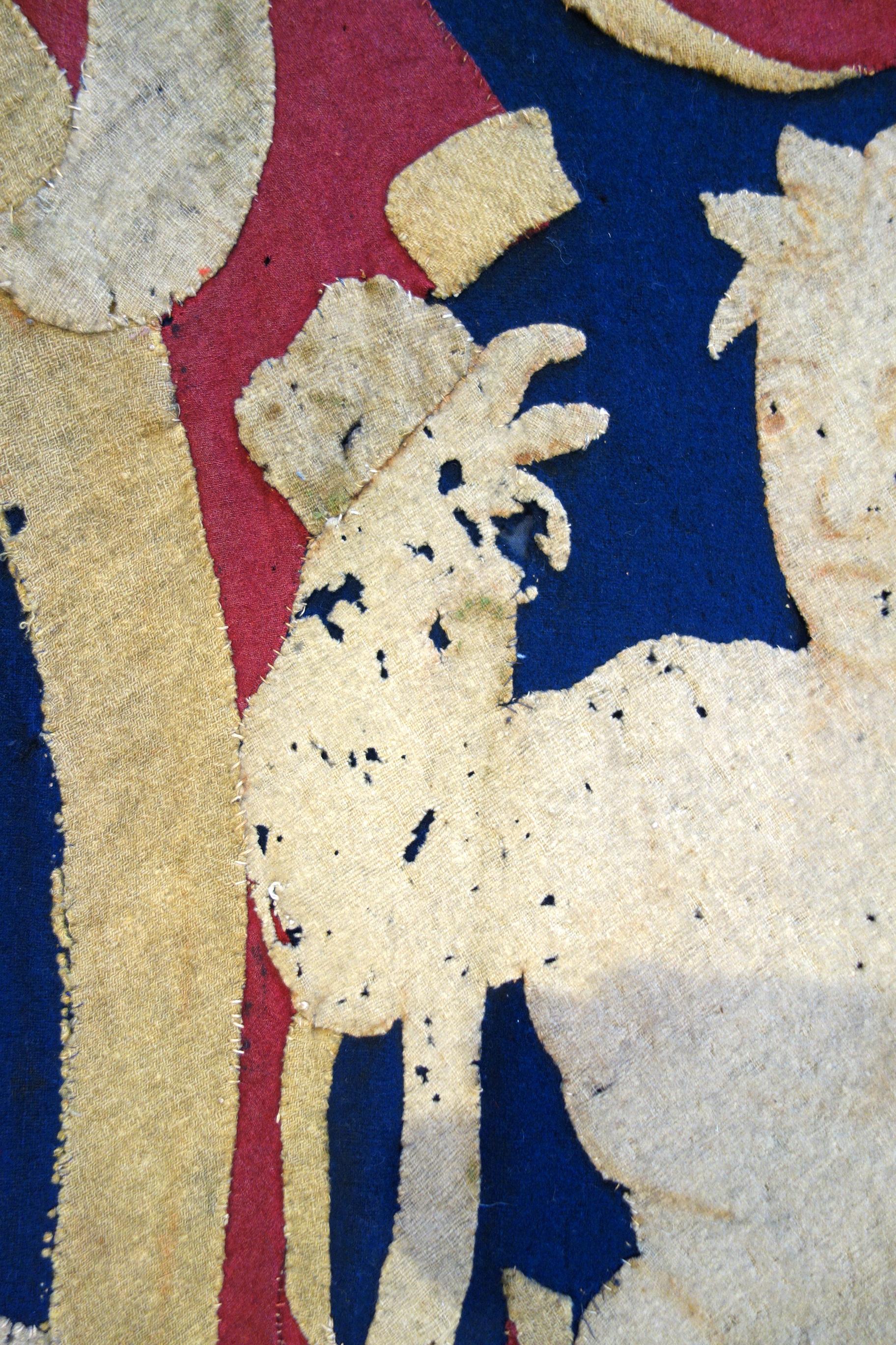 Manteau héraldique italien de la fin du XVIIe siècle - Tapisserie d'armoiries, Lucques, datant d'environ 1690 en vente 4