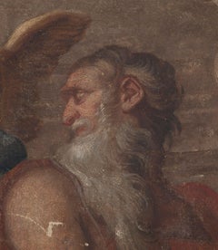 Late 17th Century Italian Profeta e Amorino Fresco