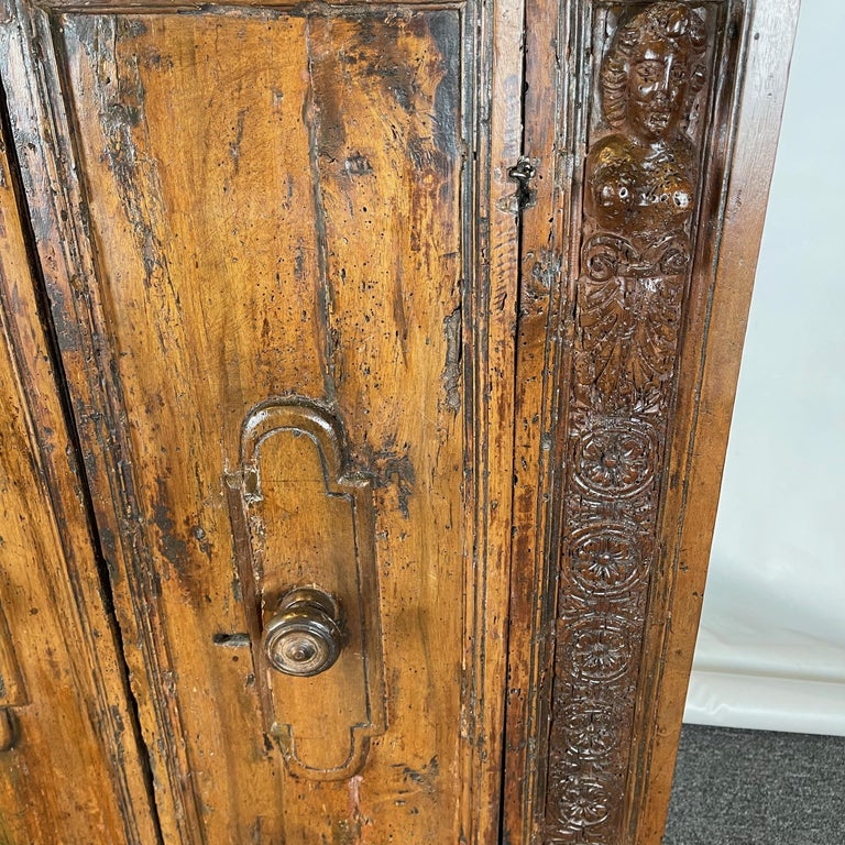 Late 17th Century Italian Step-Back Cabinet For Sale 8