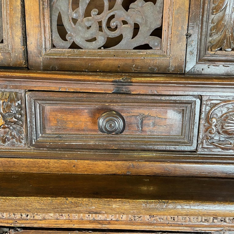 Late 17th Century Italian Step-Back Cabinet For Sale 9