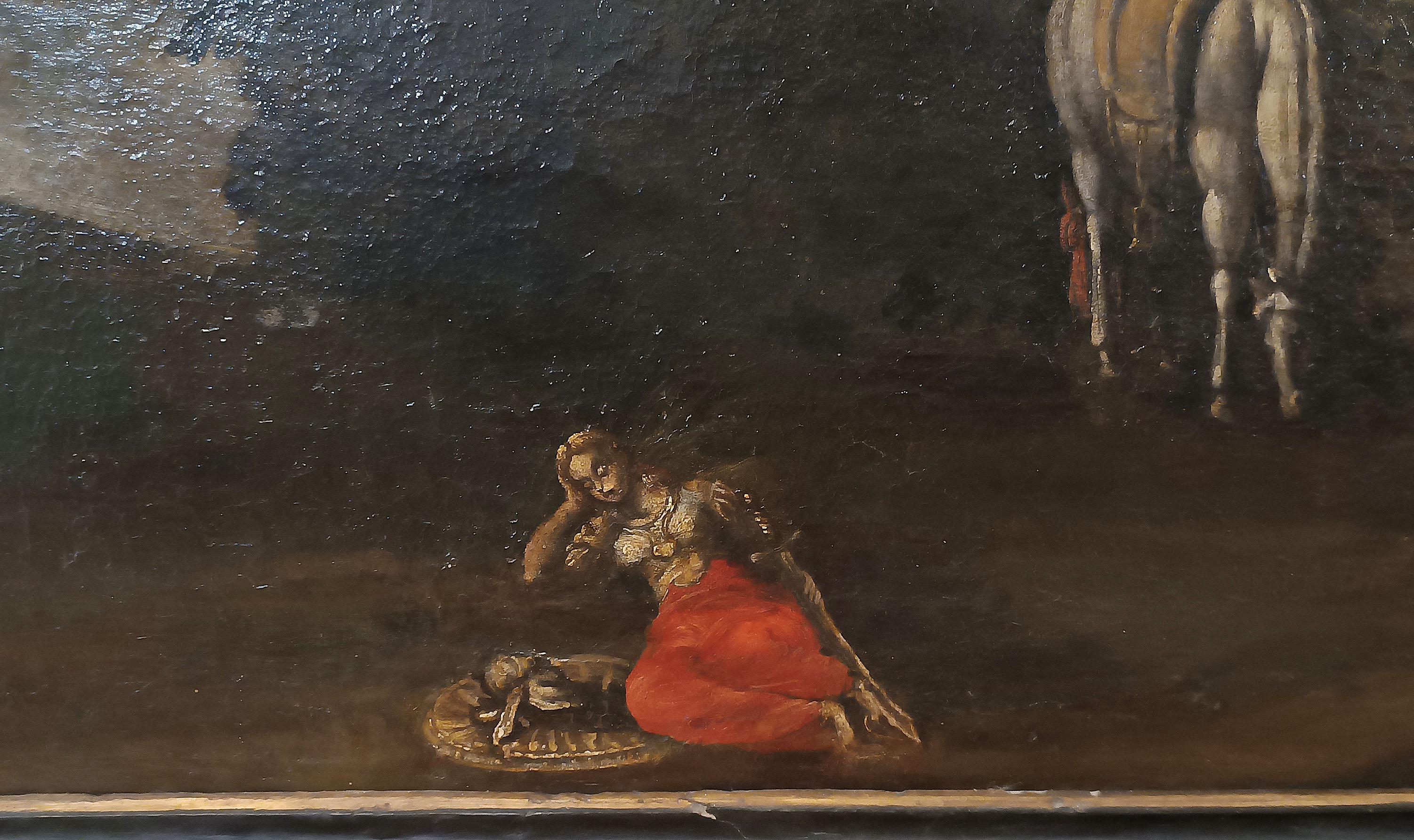 LATE 17th CENTURY LANDSCAPE AND FIGURE PAINTING im Angebot 1