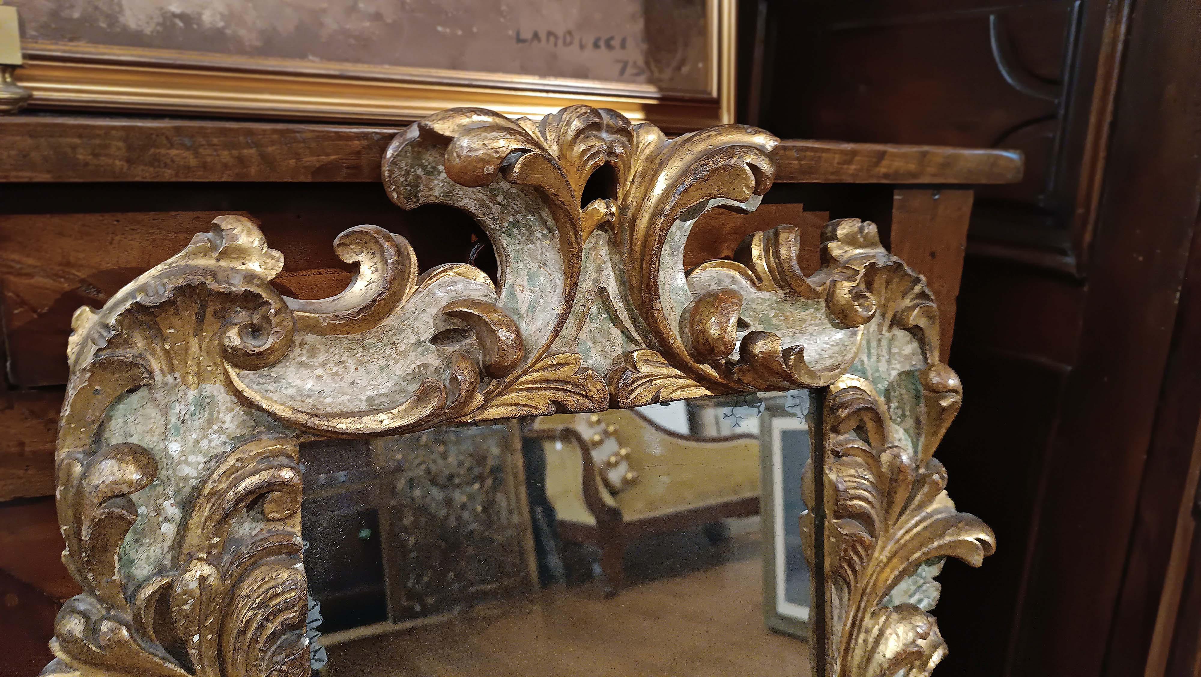 LATE 17th CENTURY LOUIS XIV MIRROR In Good Condition For Sale In Firenze, FI