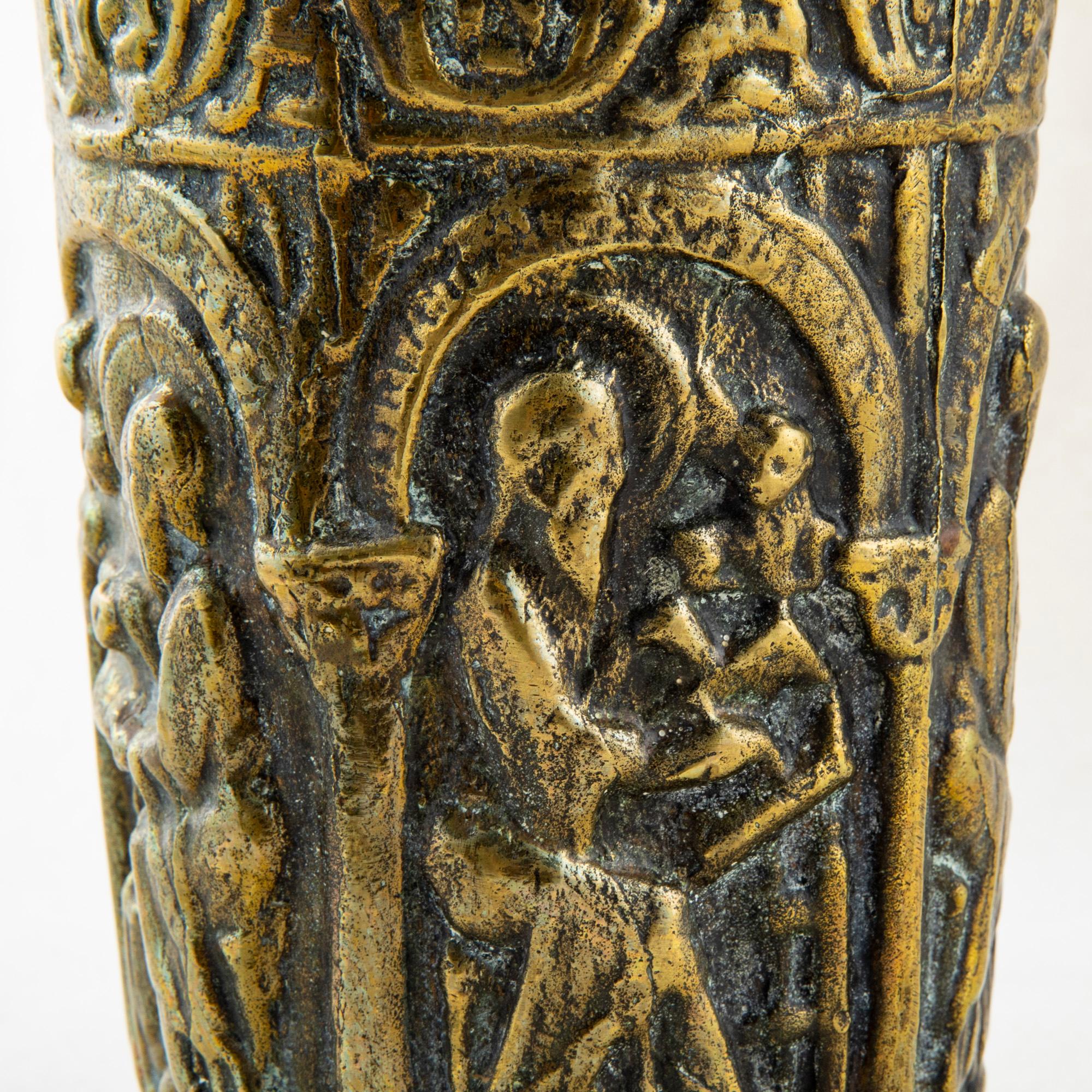 Late 17th Century Louis XIV Period French Bronze Holy Water Vessel 6