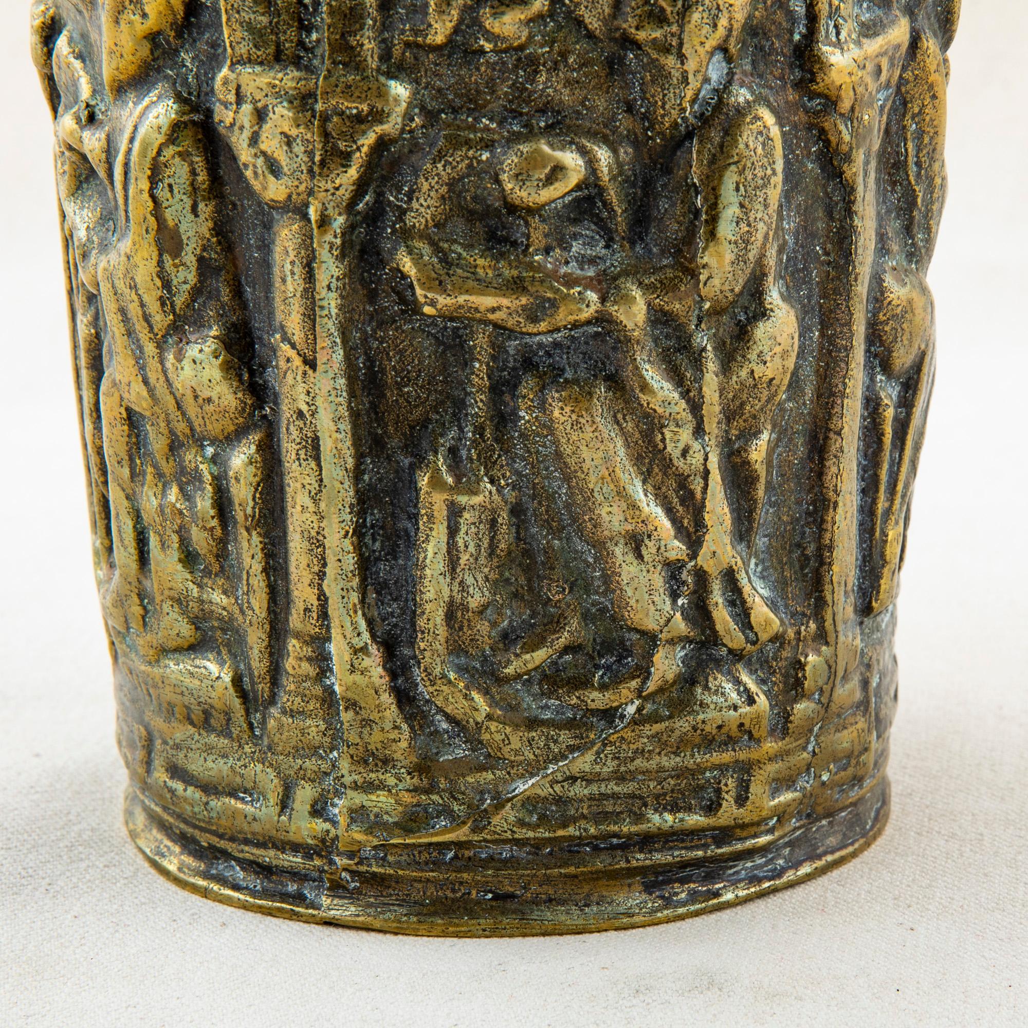 Late 17th Century Louis XIV Period French Bronze Holy Water Vessel 7