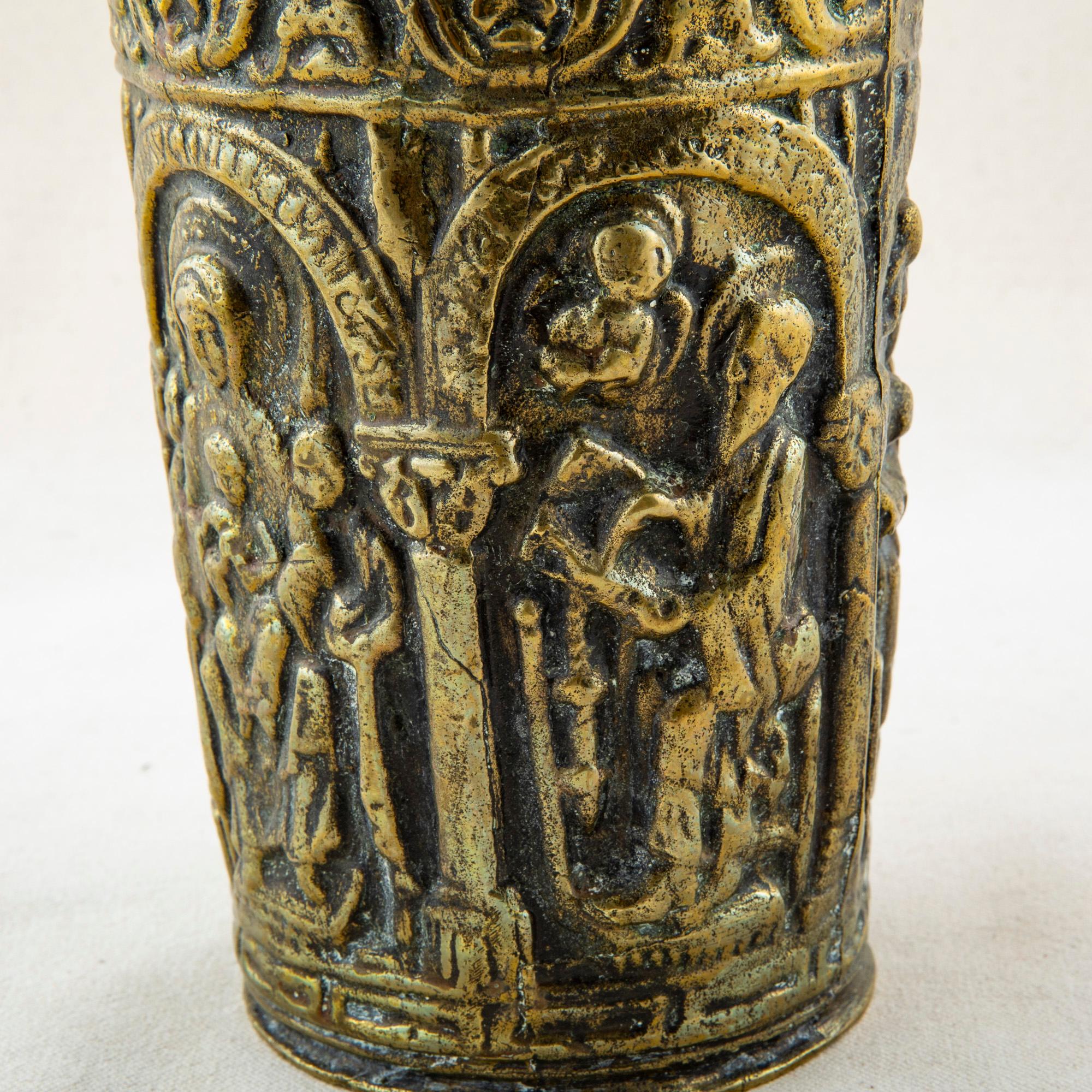 Late 17th Century Louis XIV Period French Bronze Holy Water Vessel 4