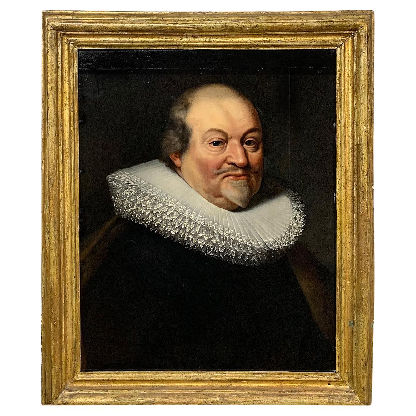 Late 17th Century, Michiel Jansz Van Mierevelt School, Portrait of a Gentleman For Sale