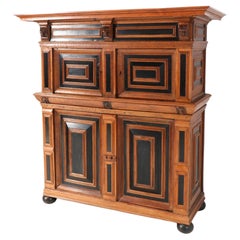 Late 17th Century Oak Dutch Renaissance Cupboard