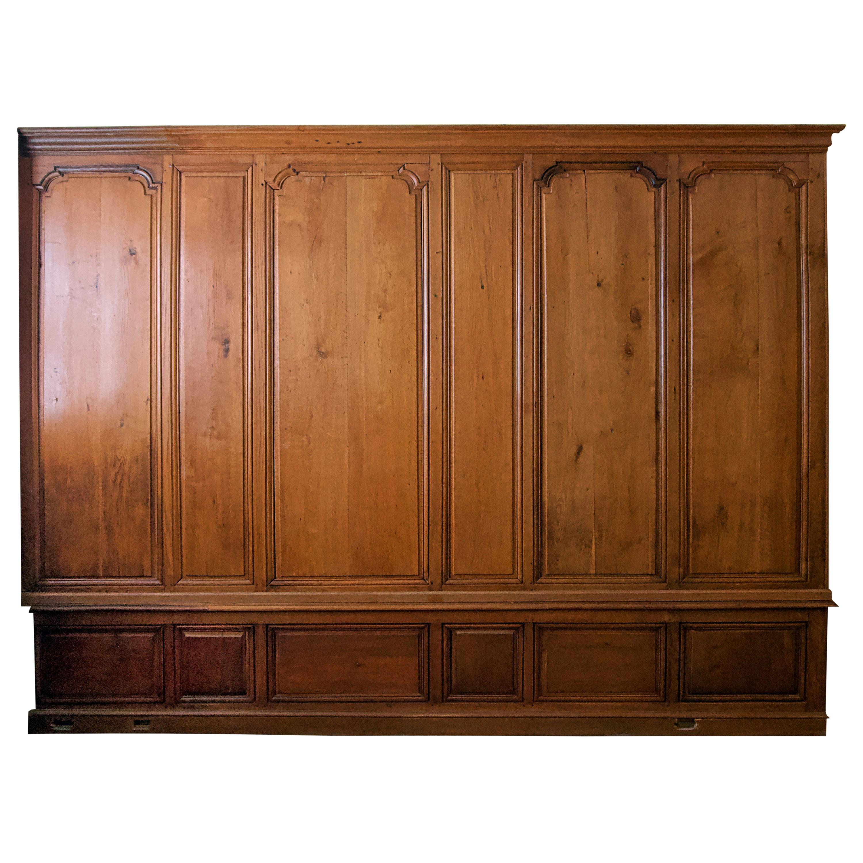 Late 17th Century Oak Paneled Room 3 Walls 2 Doors