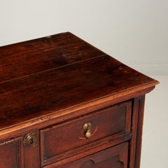 Late 17th Century Period Oak Chest of Drawers With Geometric Designs