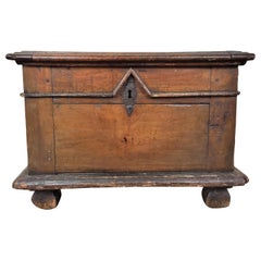 Late 17th Century Small Fruitwood Chest