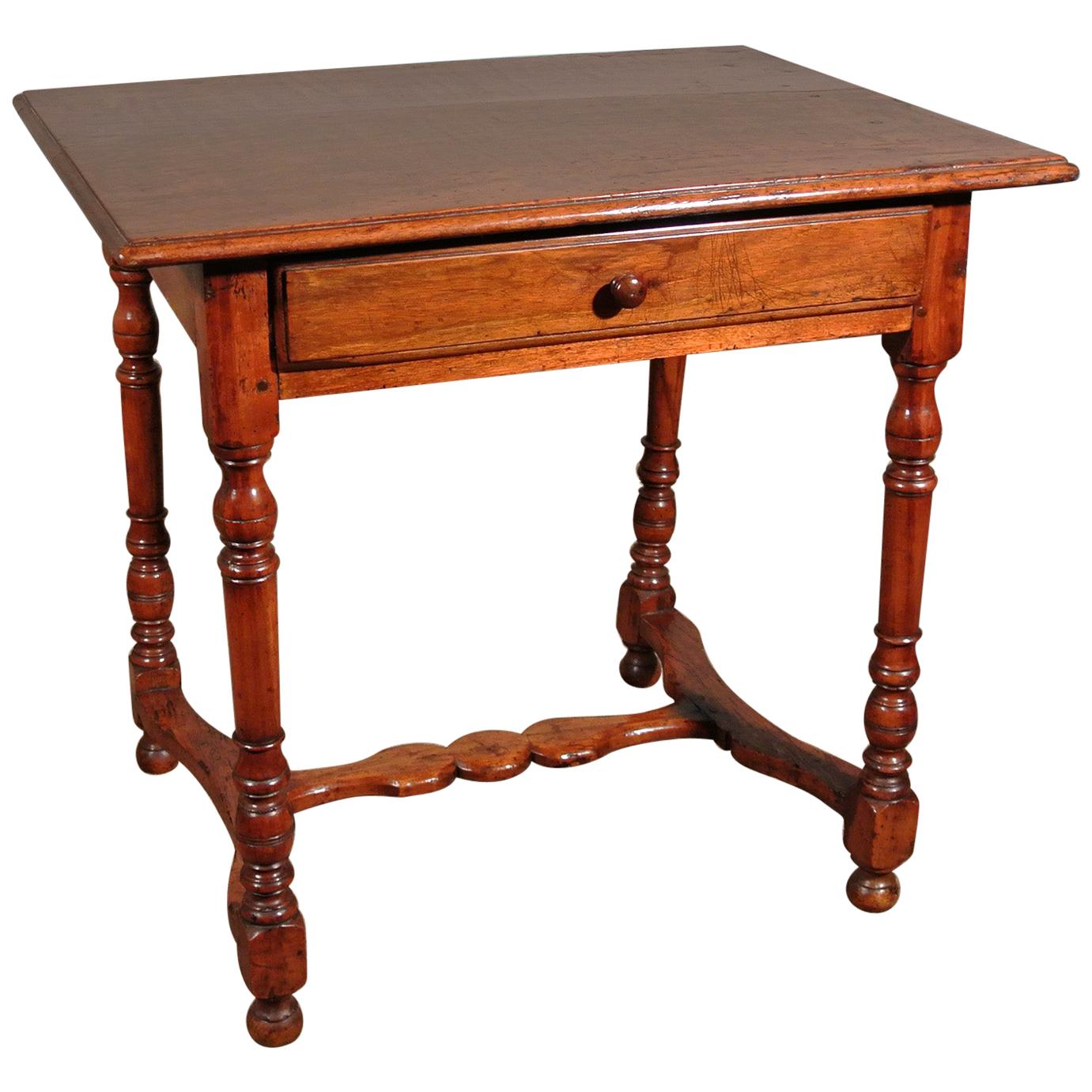 Late 17th Century Solid Walnut Tavern Table For Sale