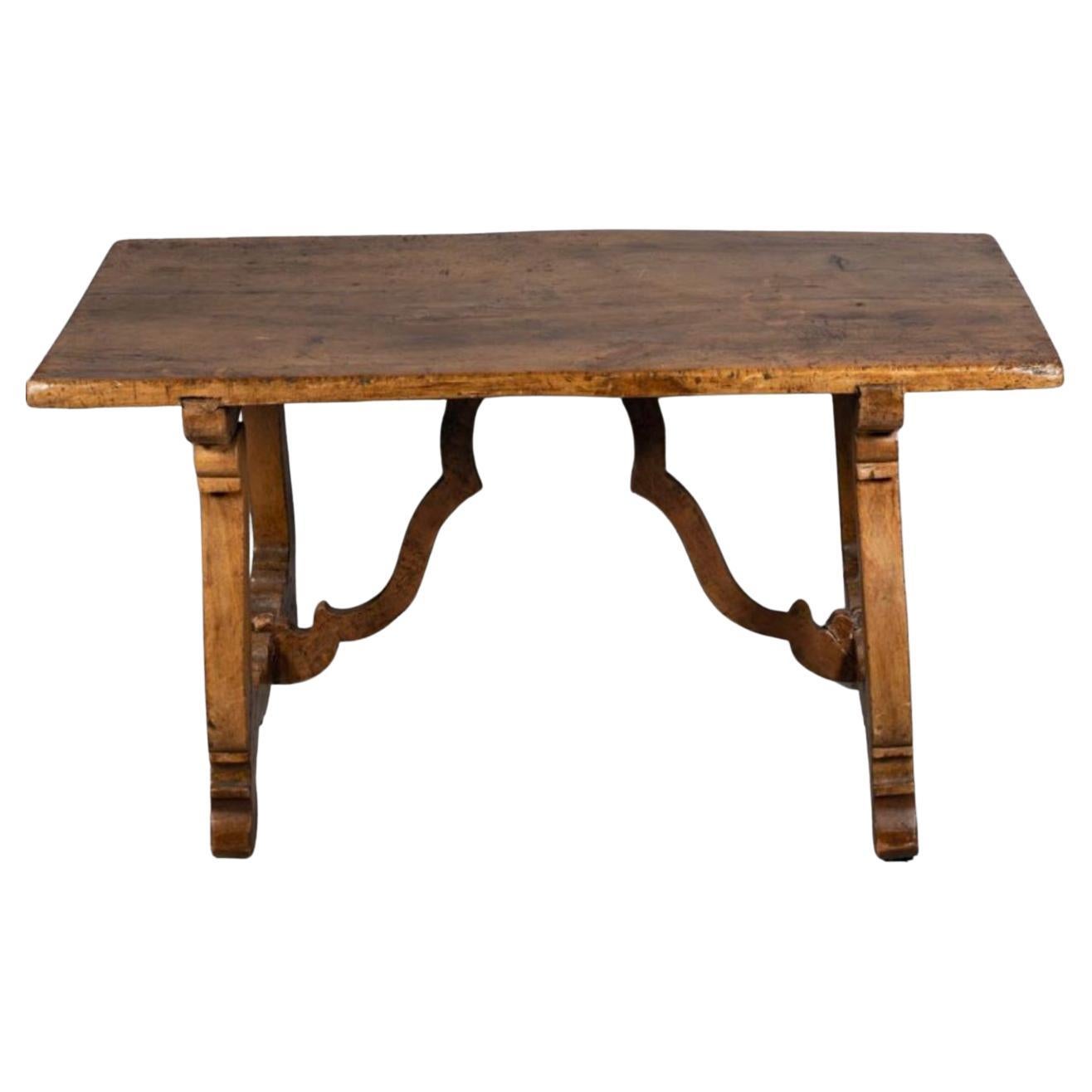 Late 17th Century Spanish Baroque Walnut Trestle Table