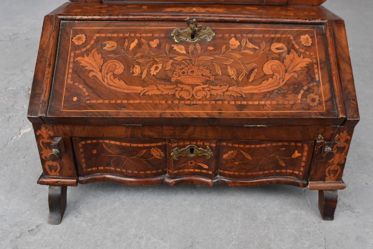 Louis XV Late 17th Century Table Dressing Table Inlaid For Sale