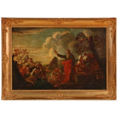 Late 17th Century the Preaching of Paulus in Lystra, Unsigned, Oil on Canvas