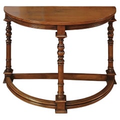 MESA CONSOLA DE MEDIO TOQUE DE MADERA DEL SIGLO XVII