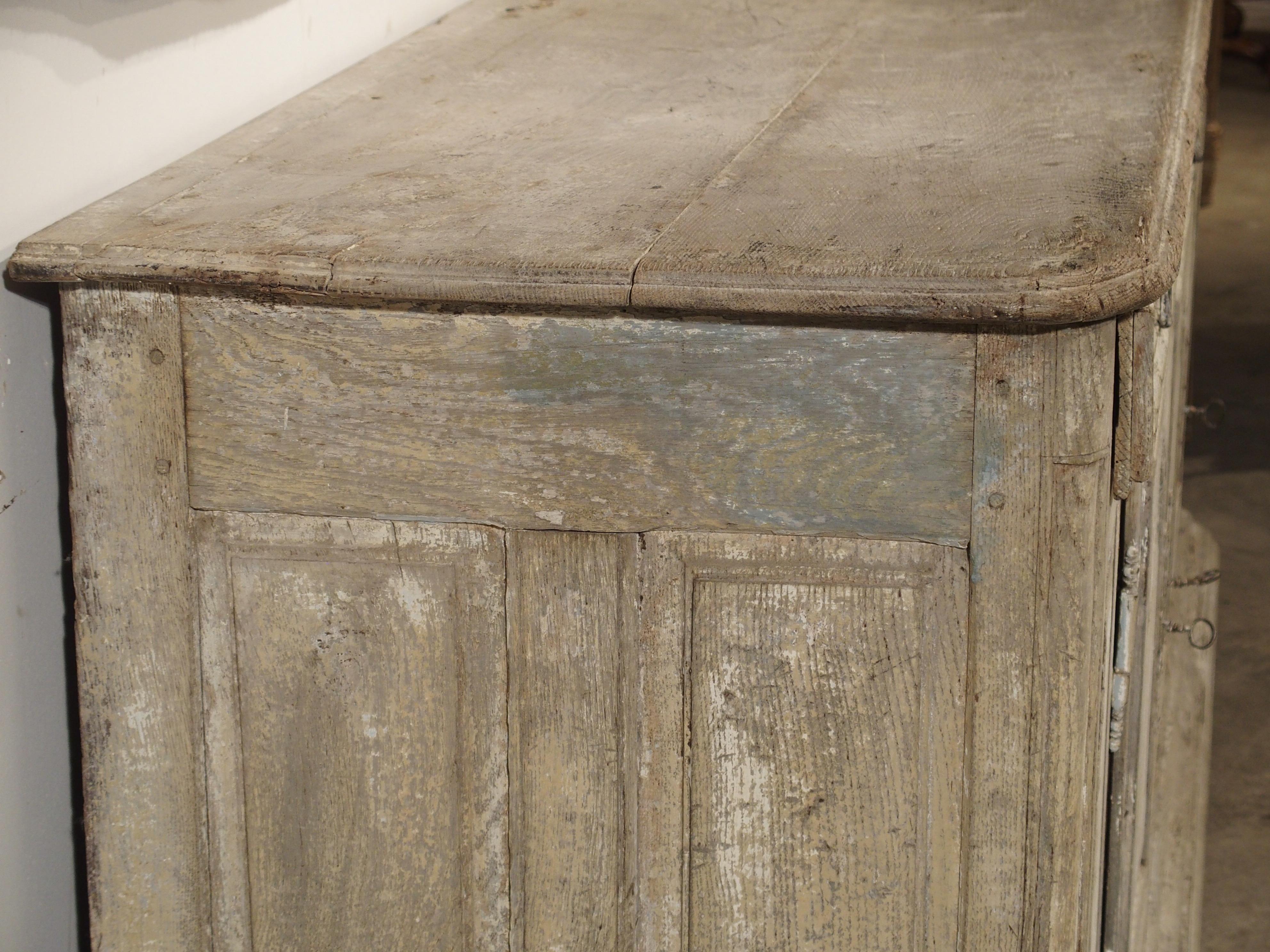 Late 17th Century Whitewashed Oak Enfilade from Burgundy, France 2