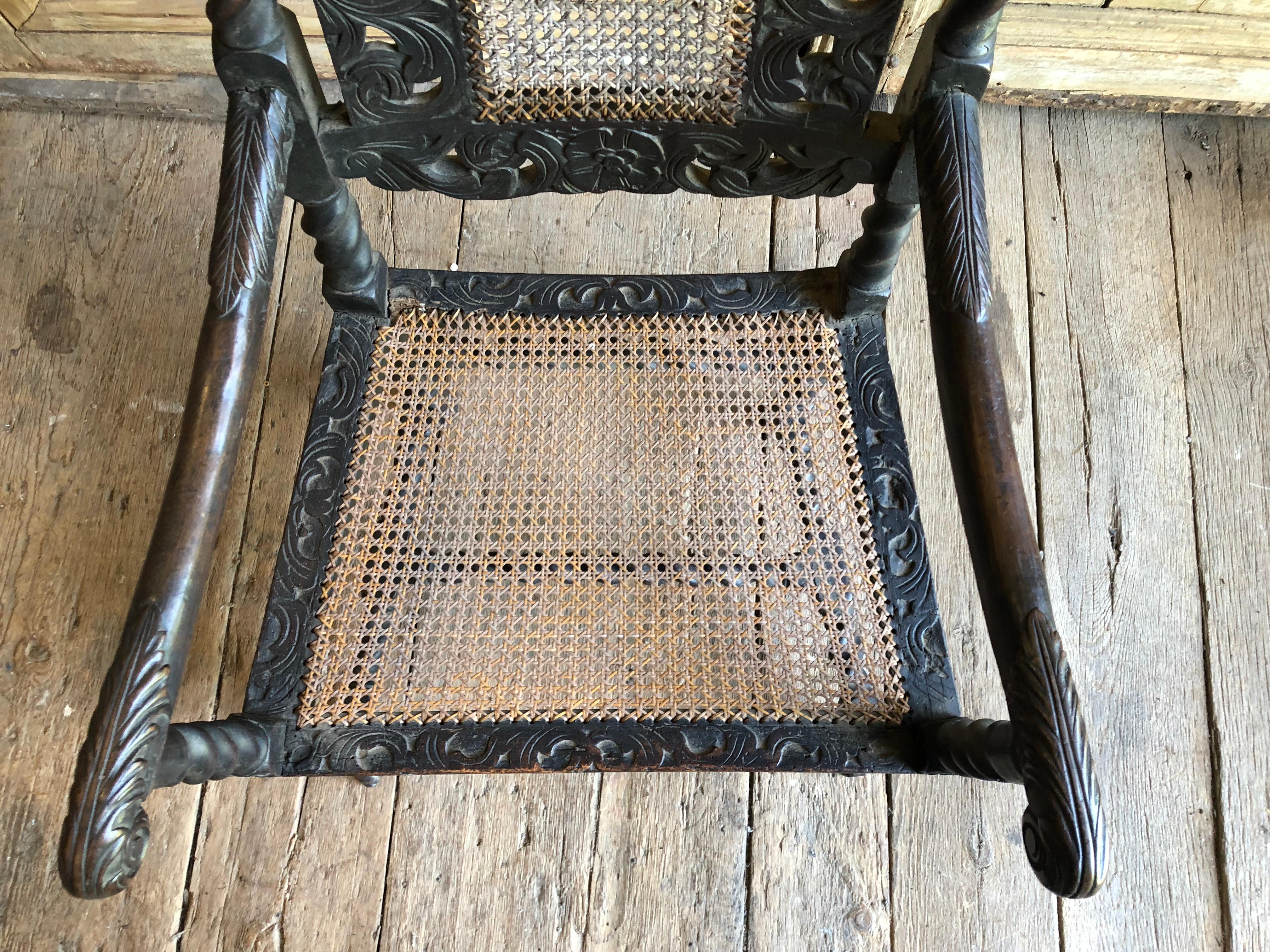 Late 17th Century William and Mary Armchair 12