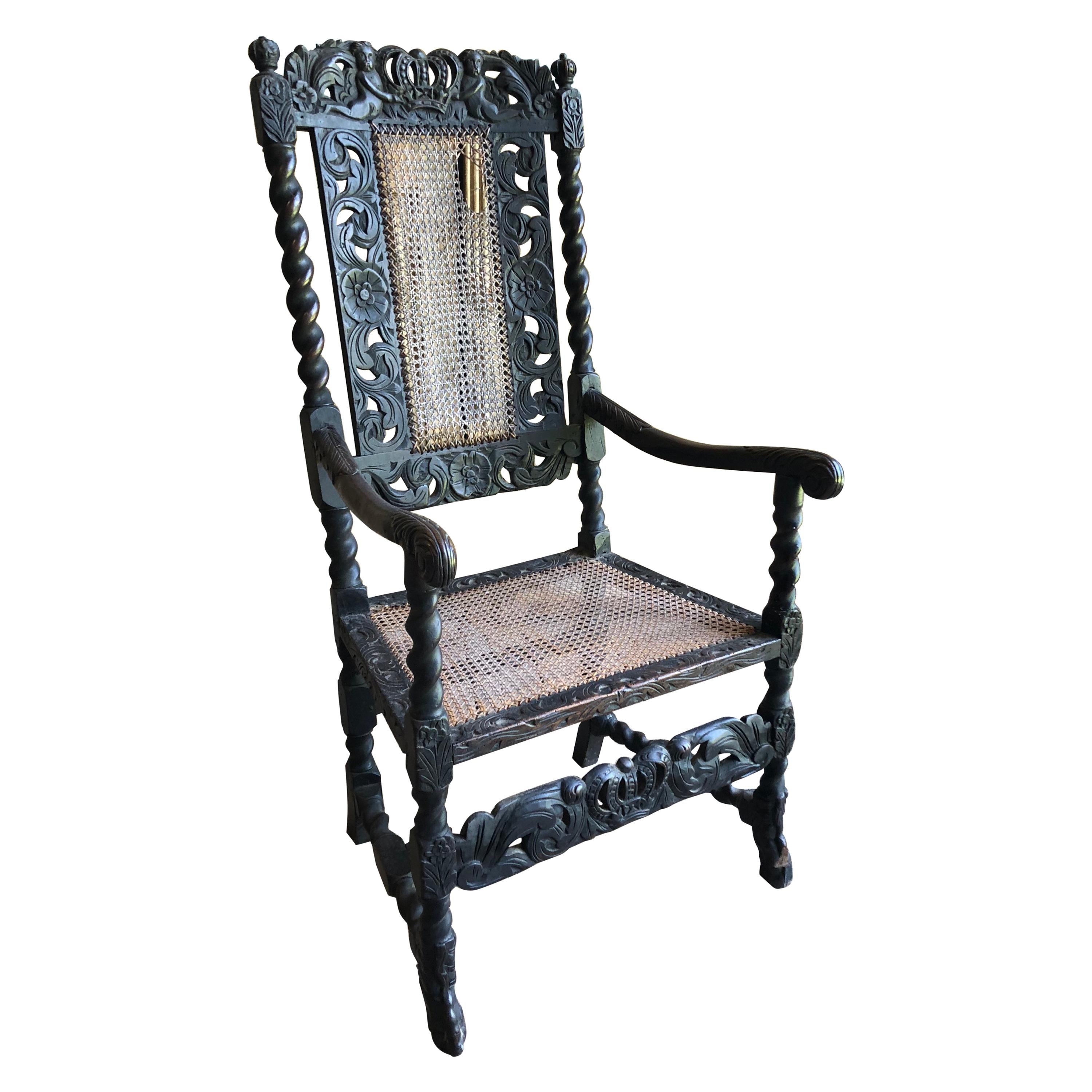 Late 17th Century William and Mary Armchair