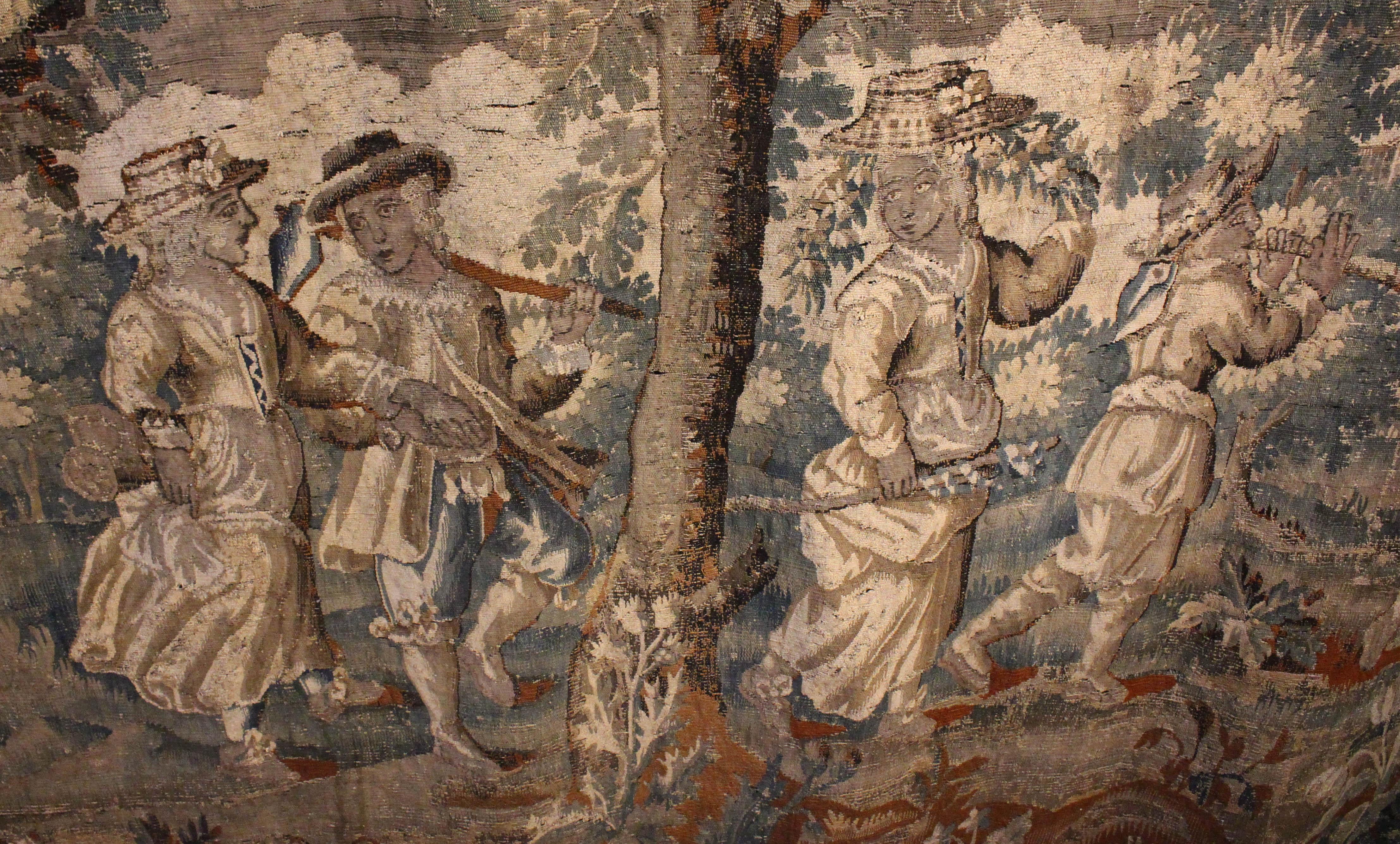 French Late 17th - Early 18th Aubusson Tapestry
