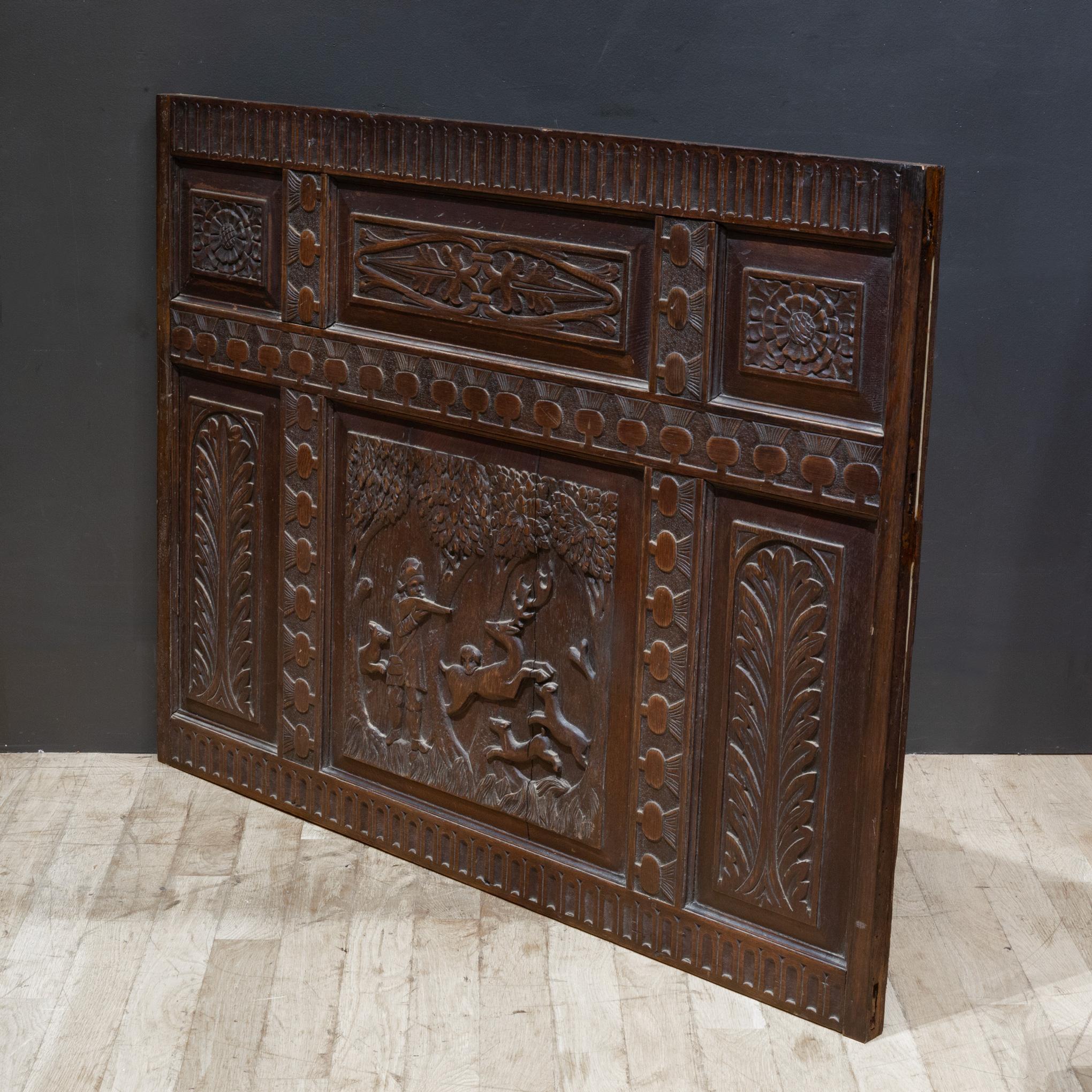 Panneau de chasse de la fin du 17e/début du 18e siècle en bois sculpté C.1680-1750 en vente 5