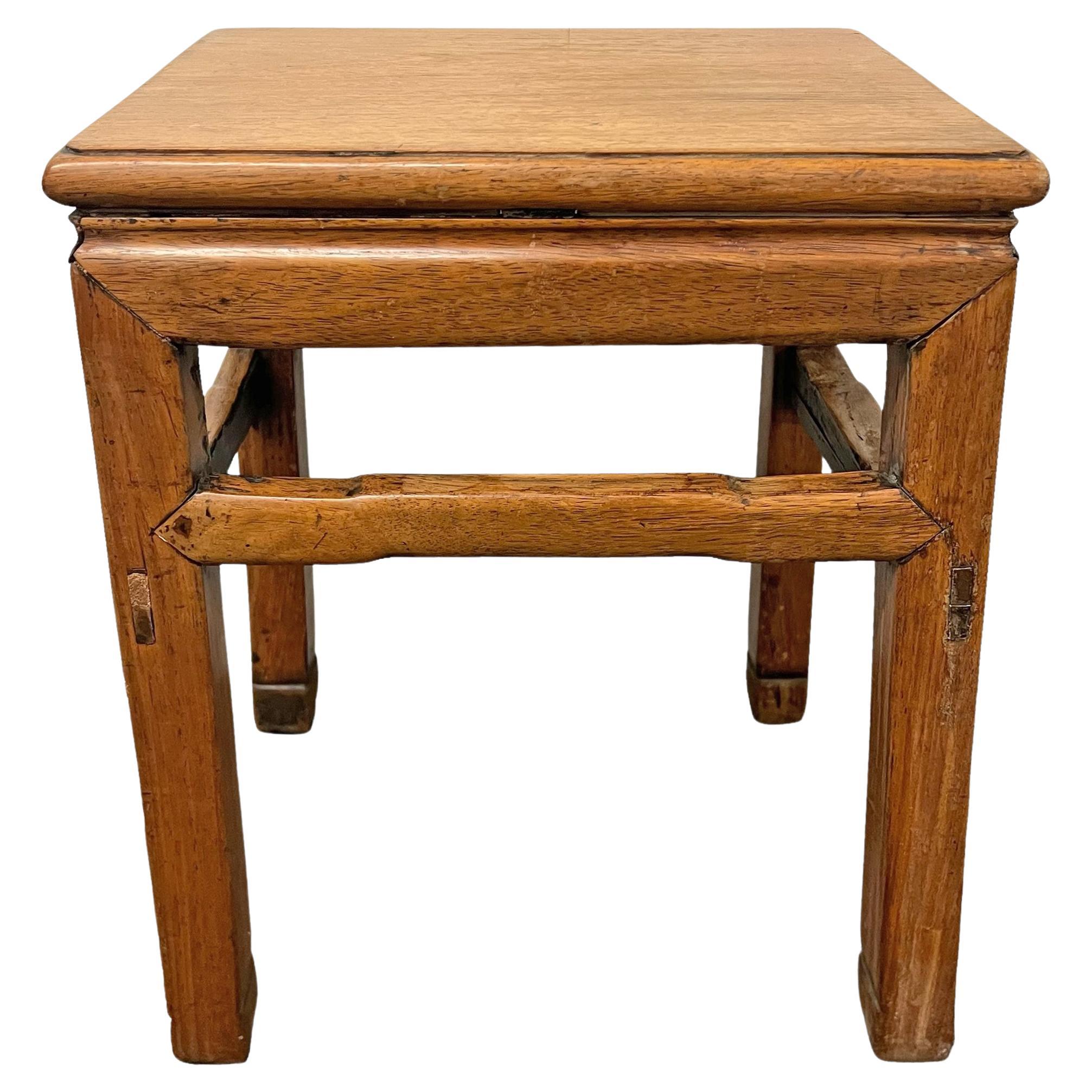 Late 17th/Early 18th Century Chinese Huanghuali Scholar's Stool For Sale