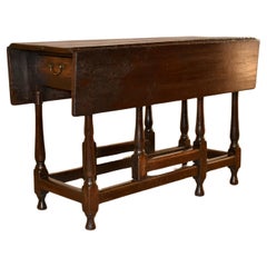 William and Mary Drop-leaf and Pembroke Tables