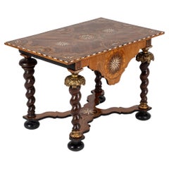 Late 17th/Early 18th Century Dutch Marquetry Side Table