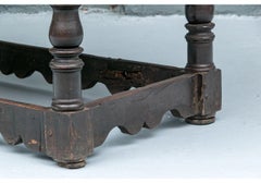 Late 17th/ Early 18th Century English Jacobean Geometric Hall Table