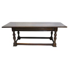 Late 17th-Early 18th Century English Oak Refectory Table