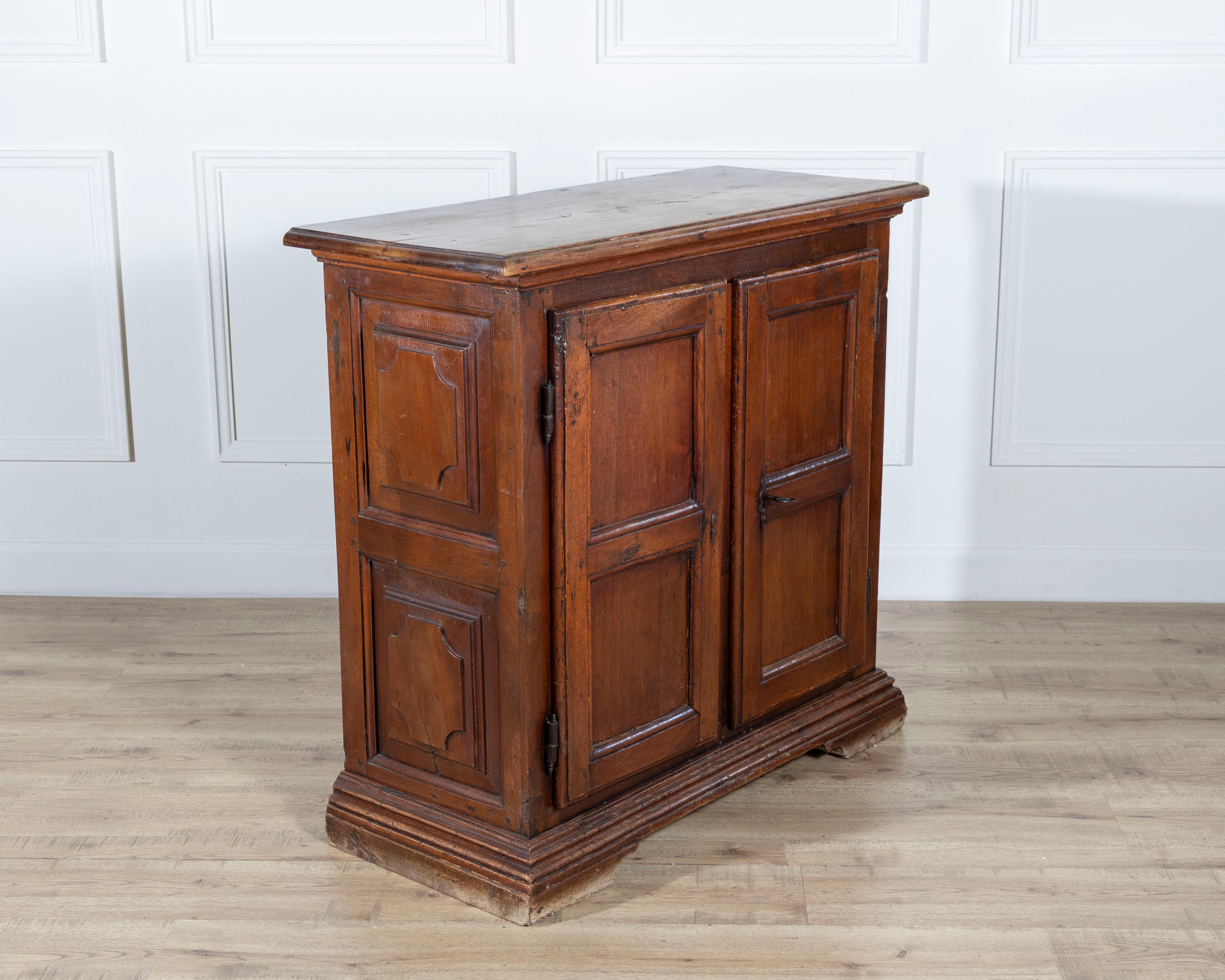 17th Century Late 17th–Early 18th Century Northern Italian Walnut Sideboard For Sale