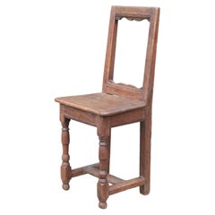 Late 17th to Early 18th Century French Provincial Lorraine Oak Chair