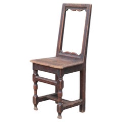 Late 17th to Early 18th Century French Provincial Lorraine Oak Chair nr 2