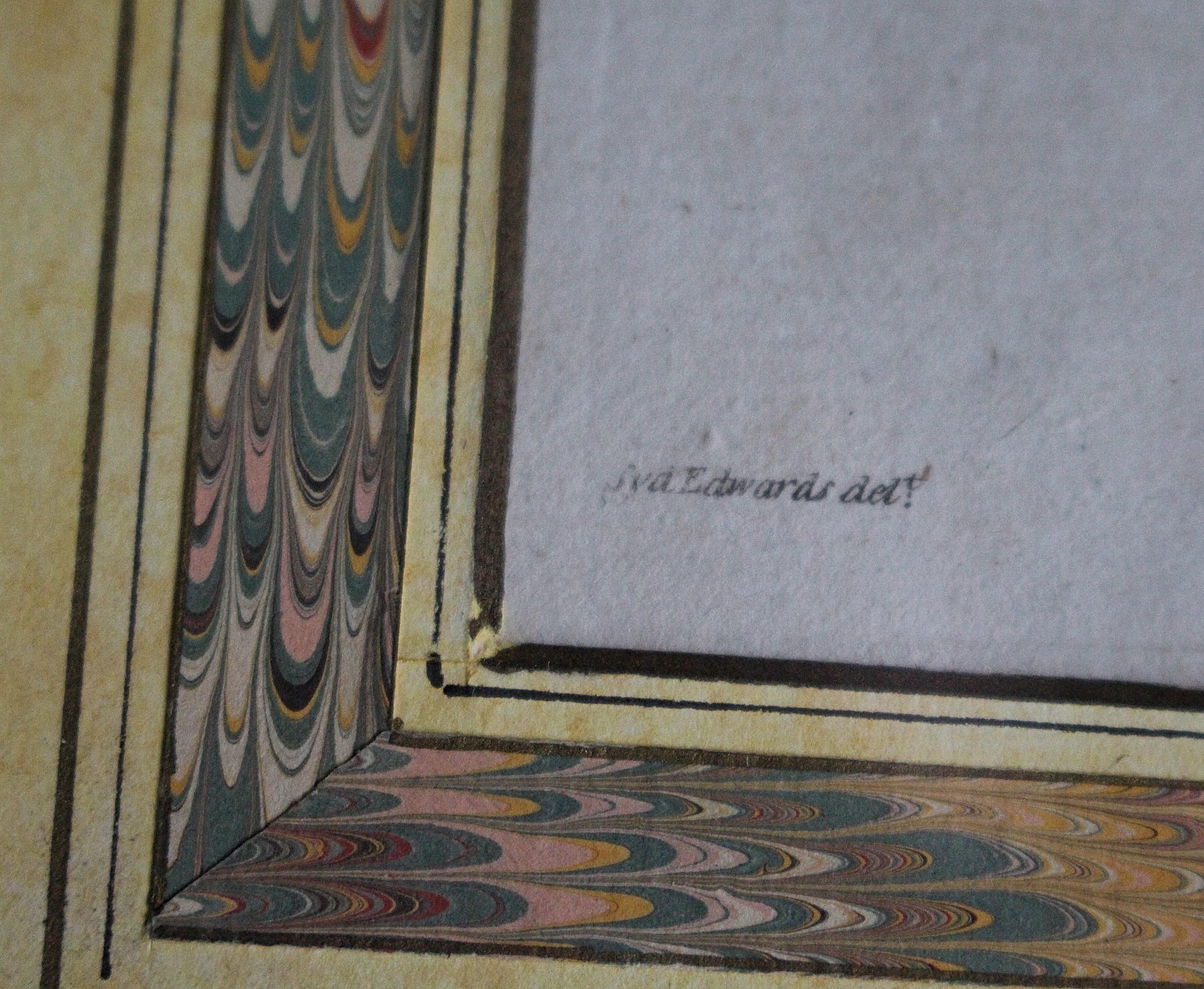 Late 18 C W.Curtis Hand Coloured Botanical Lithograph Plates Faux Marble Mounts For Sale 1