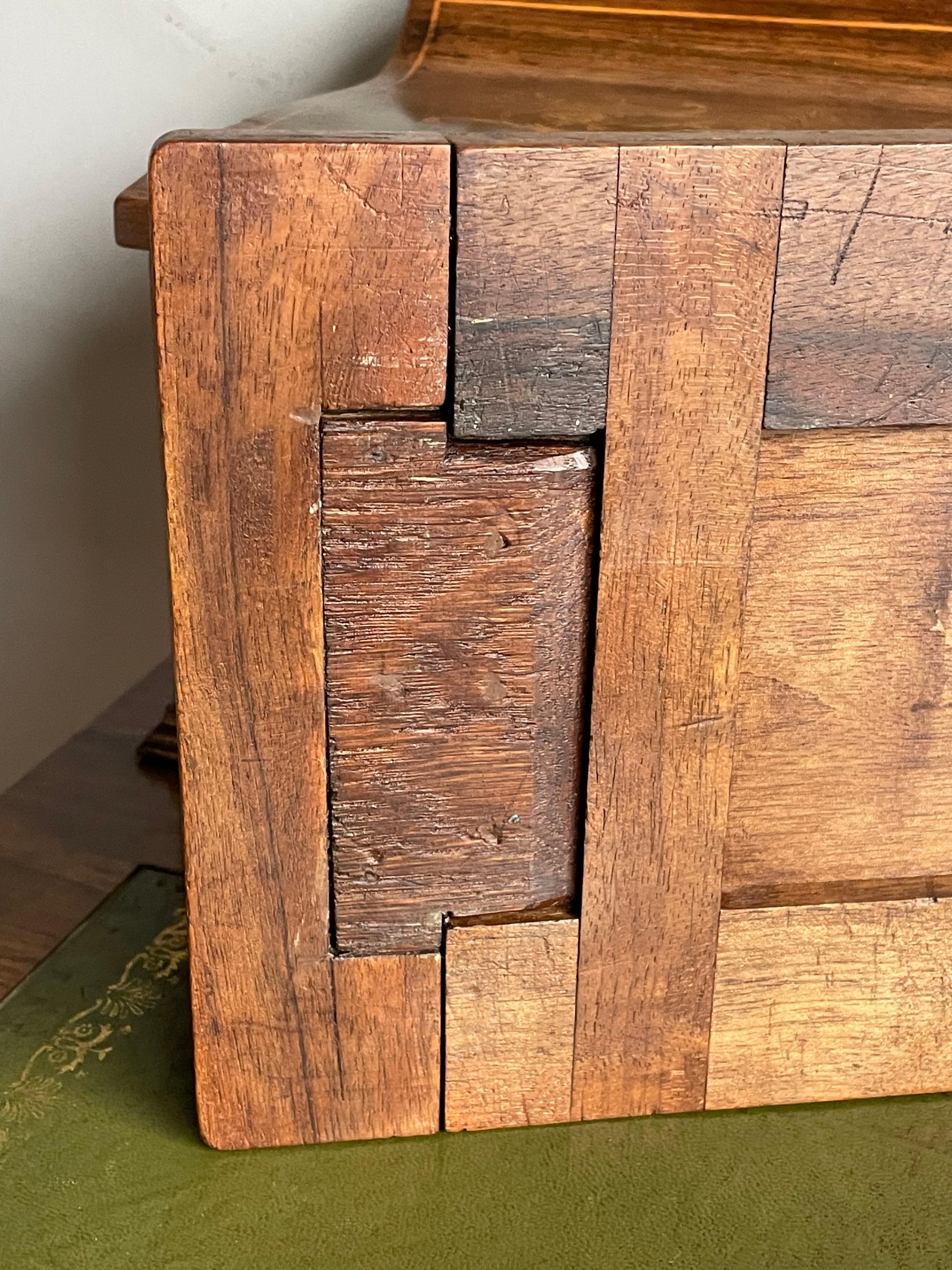 Late 1800s Black Forest Hand Carved Nutwood Book Rack w. Reading Bear Sculptures 12