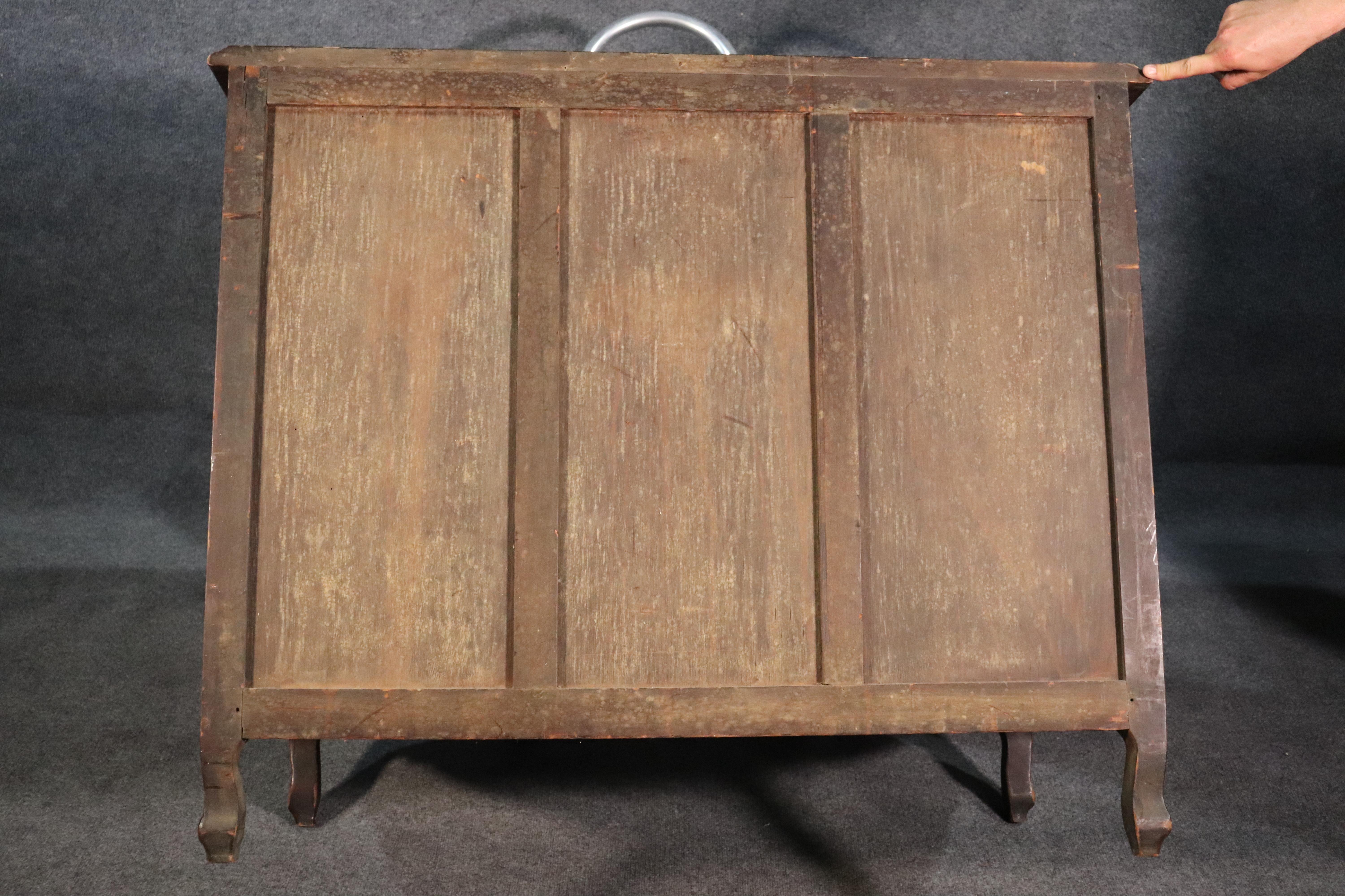 Late 1800s Era French Louis XV Carved Walnut and Bronze Ormolu Dresser Commode 5