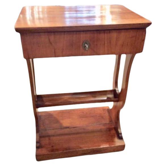 Late 1800s French Lift Top Vanity Table For Sale