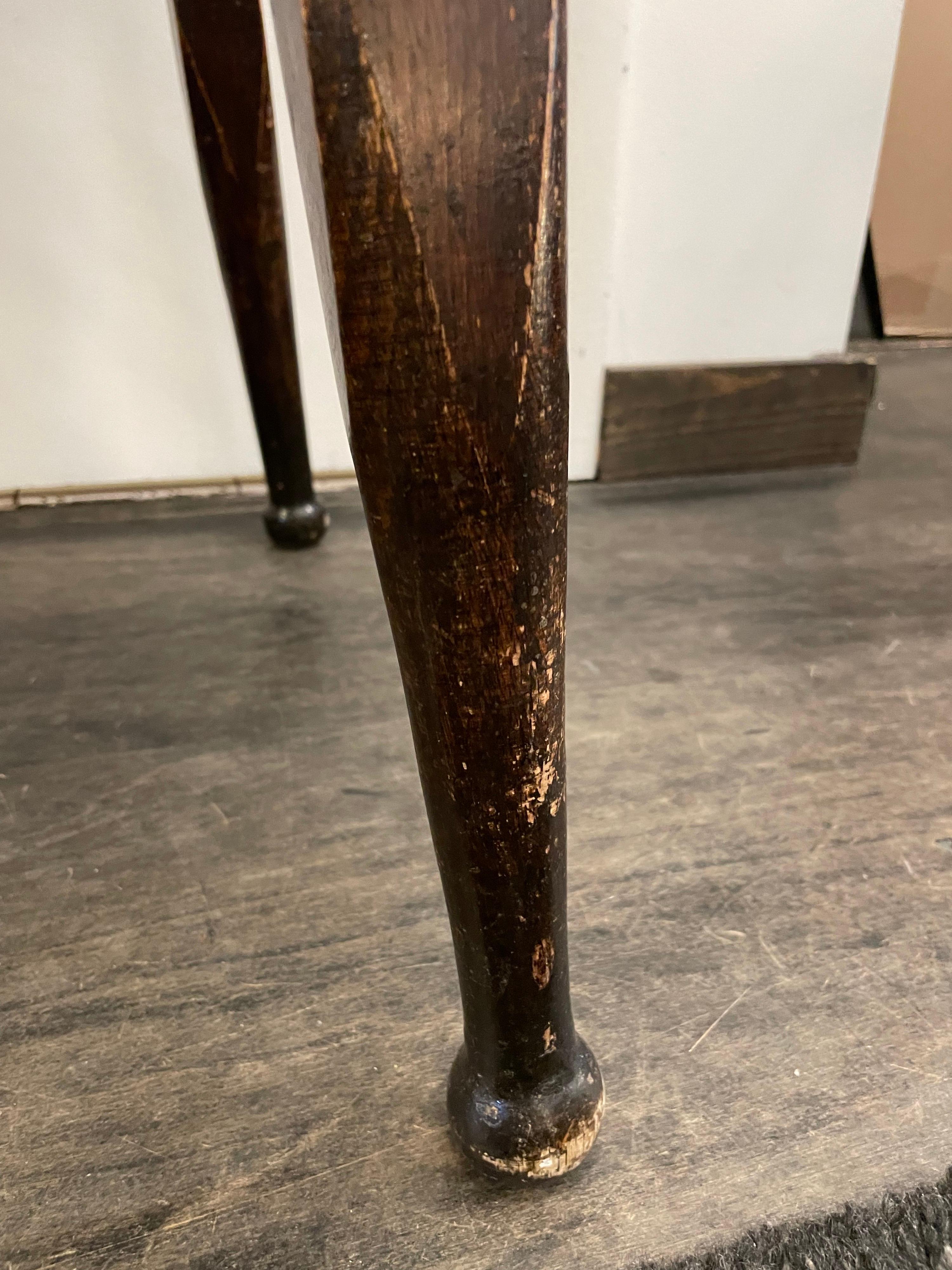 Late 1800's French Oak Occasional Table In Good Condition For Sale In East Hampton, NY