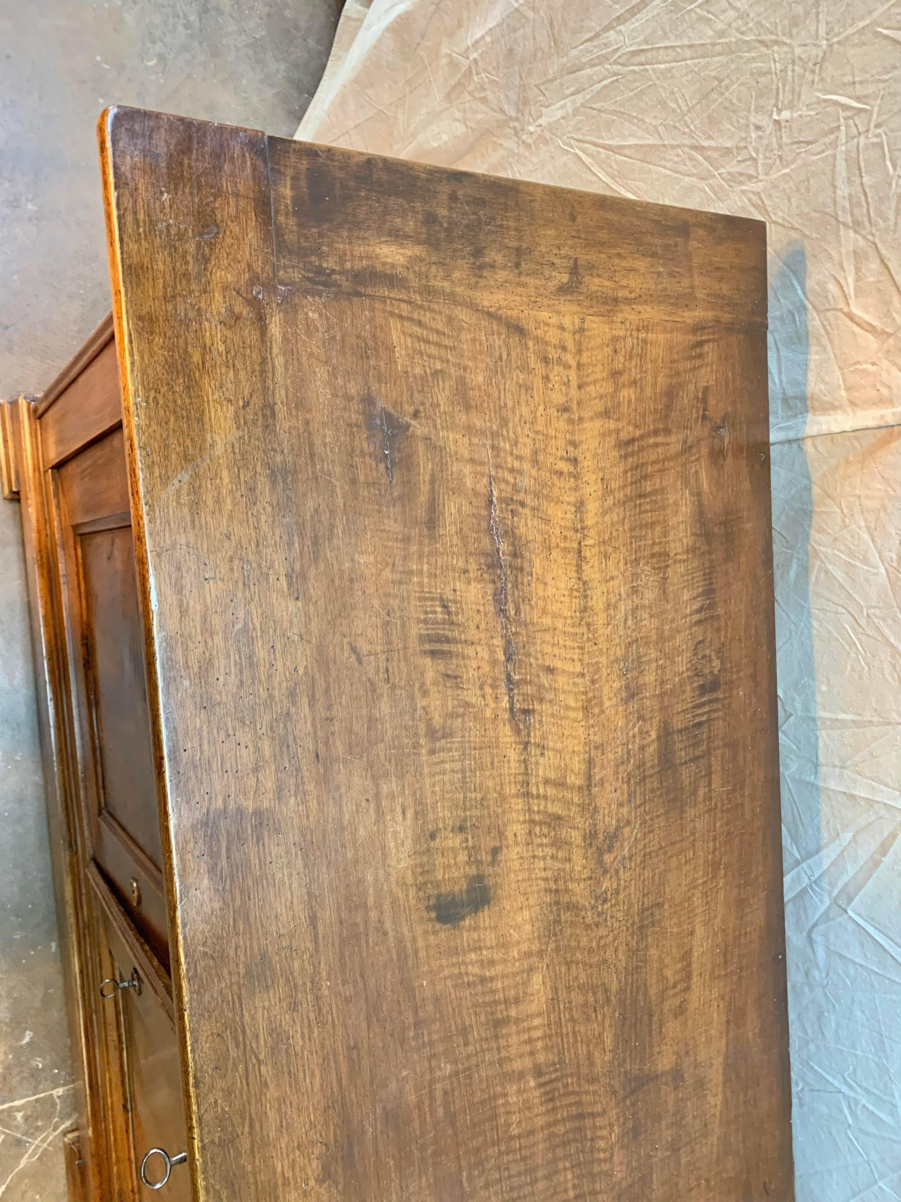 19th Century Late 1800s French Walnut Louis Philippe Sideboard Buffet