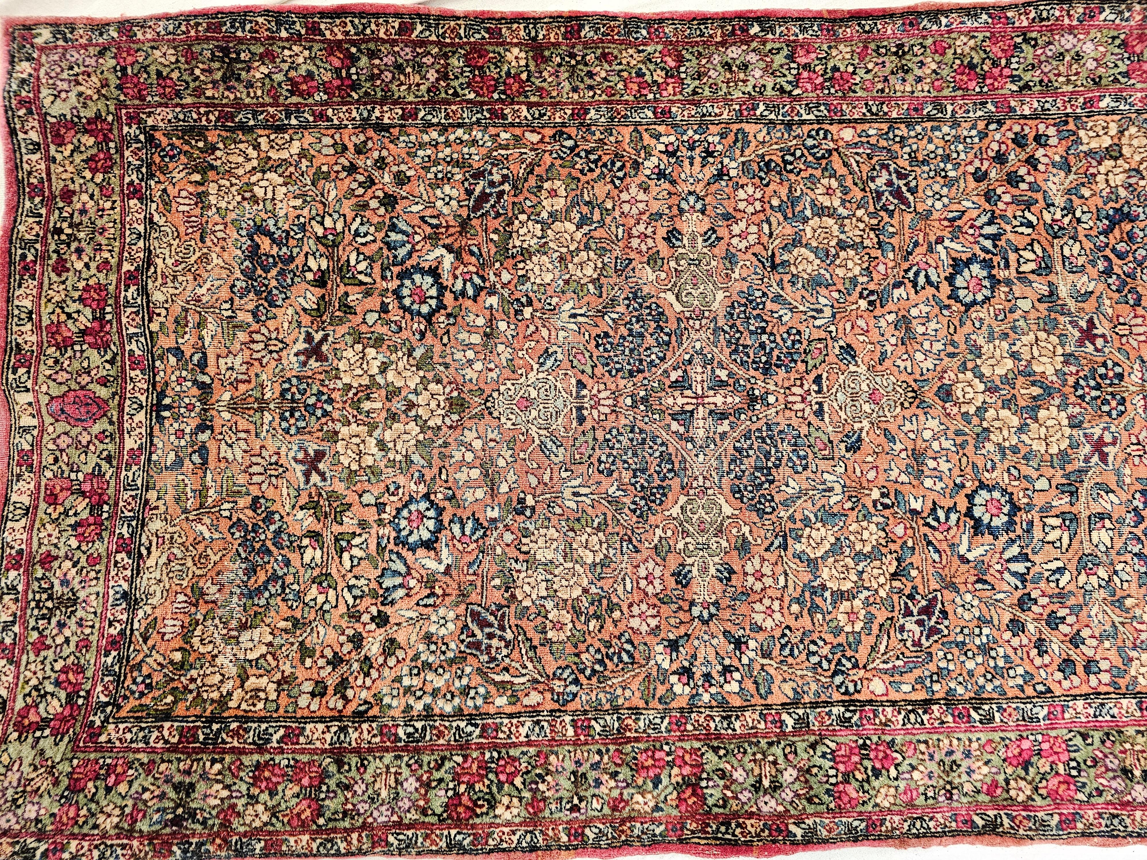 Runner persiano Kerman Lavar del XIX secolo in vendita 3