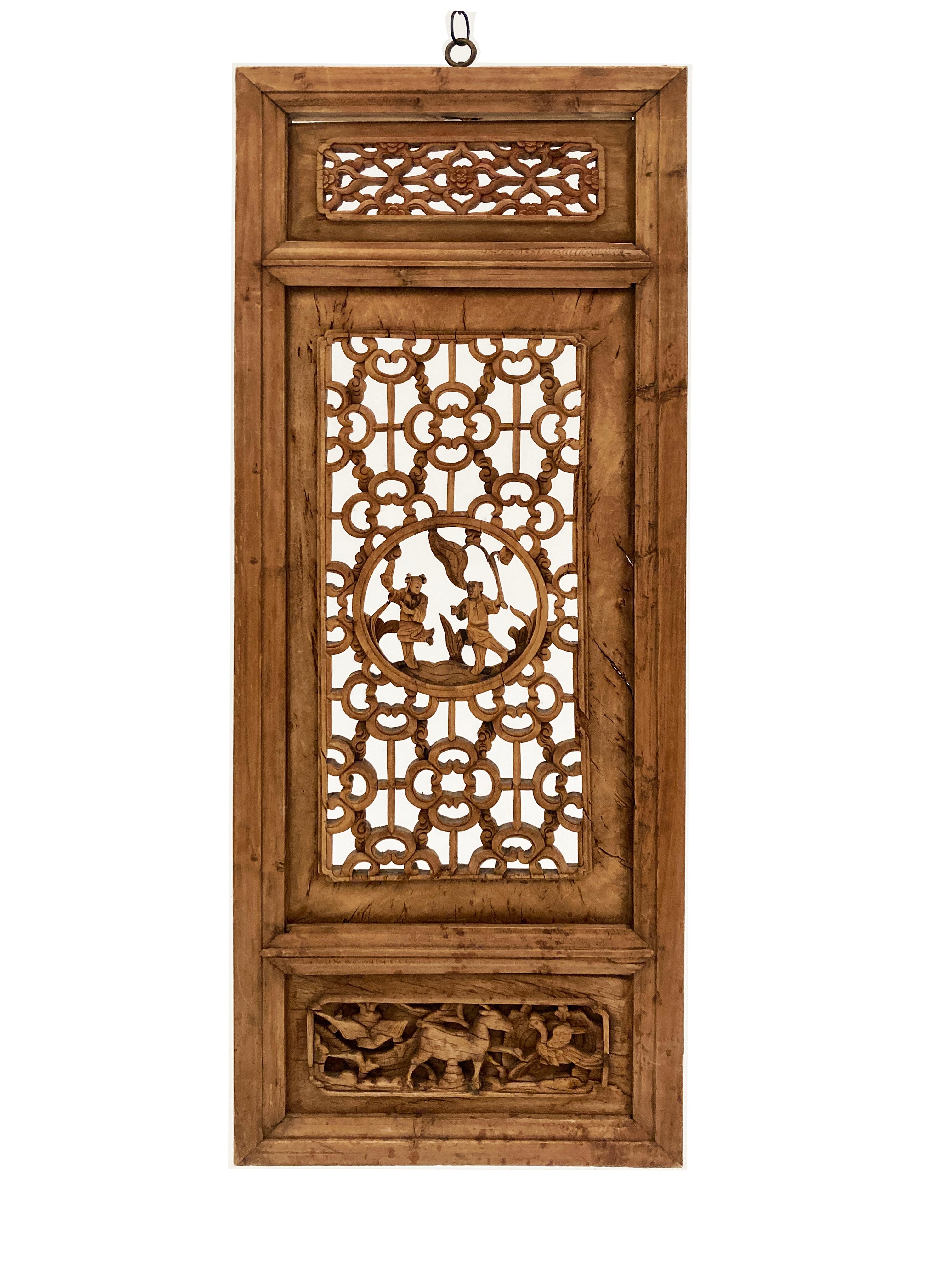 When it comes to wanting that perfect and unique conversation piece in your beautiful room, look no further than these antique hand carved wood Chinese panels. These are stunning. Words cannot come close to describing how beautiful and artfully