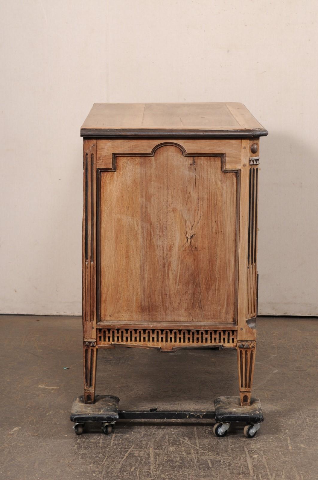 Late 18th C French Commode with Fabulously Carved Details For Sale 1