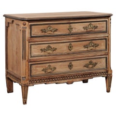 Antique Late 18th C French Commode with Fabulously Carved Details