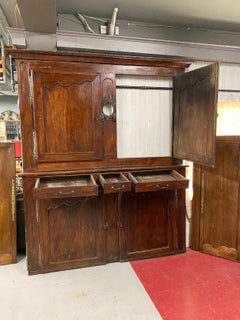 Late 18th Century French Paneled Boiserie Storage Wall Unit