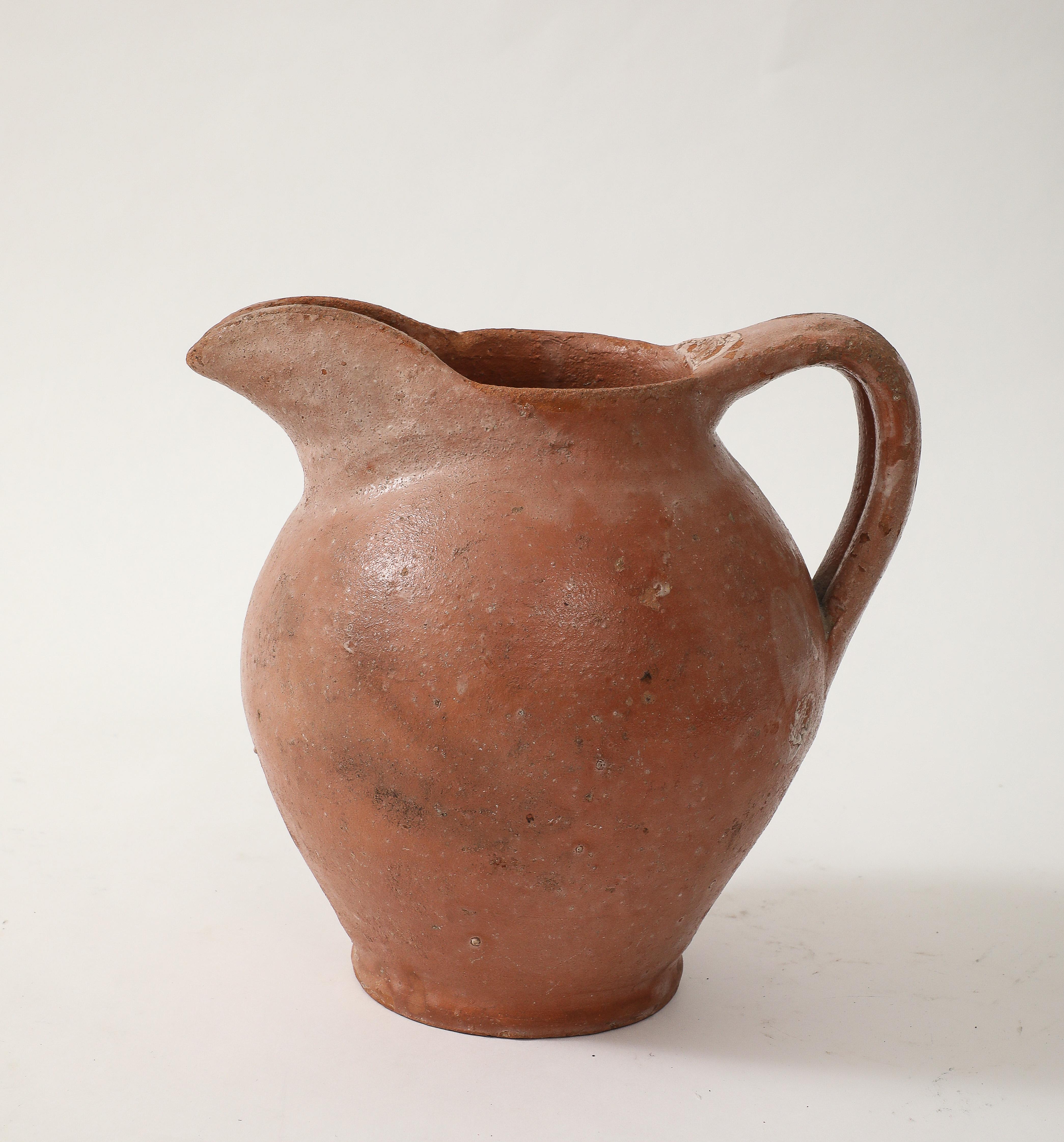 Late 18th C. Italian Earthenware Pitcher For Sale 5