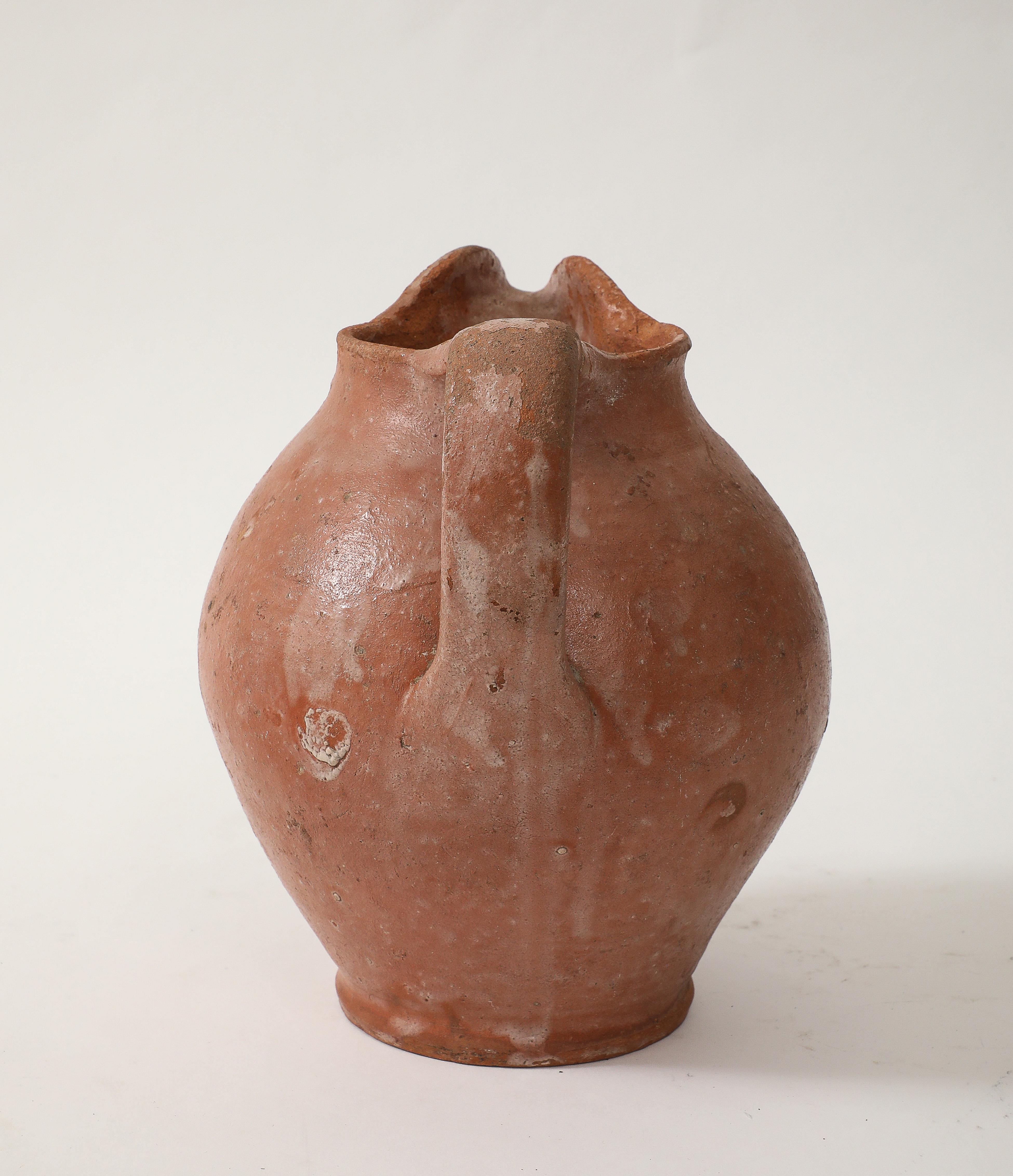 Late 18th C. Italian Earthenware Pitcher For Sale 3